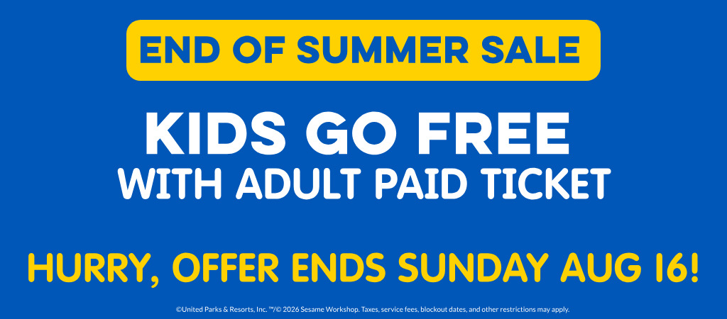 Save on Sesame Place San Diego tickets during the End of Summer Sale