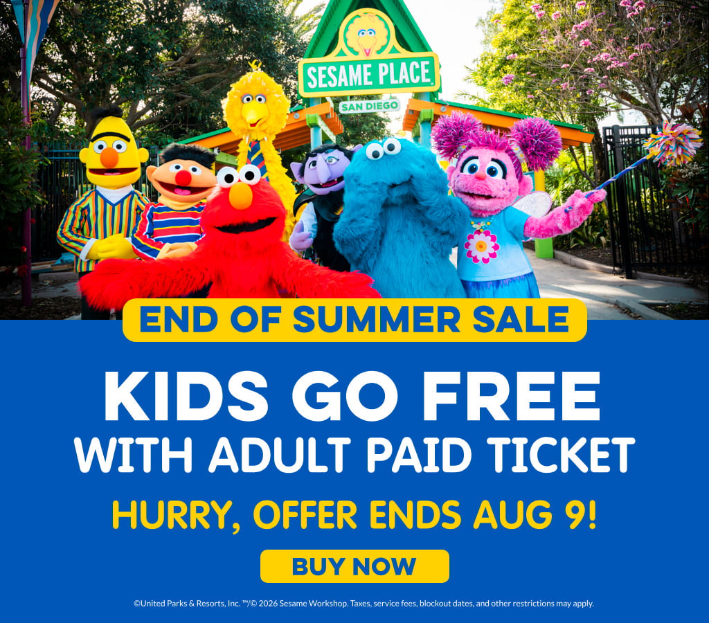 Save on Sesame Place San Diego tickets during the End of Summer Sale