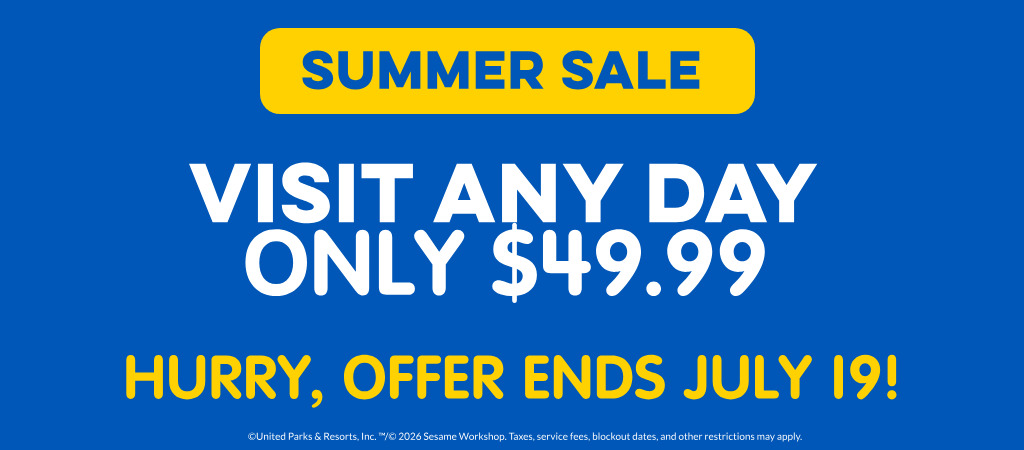 Sesame Place San Diego Summer Sale