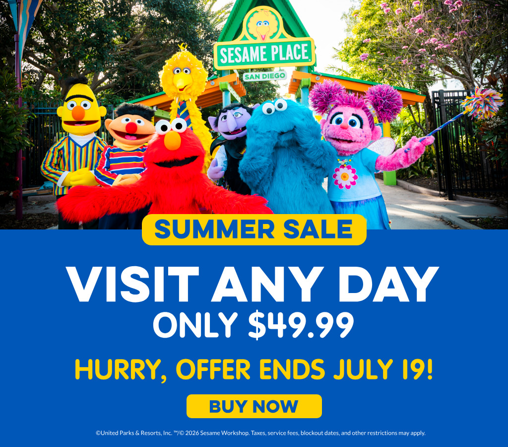 Sesame Place San Diego Summer Sale