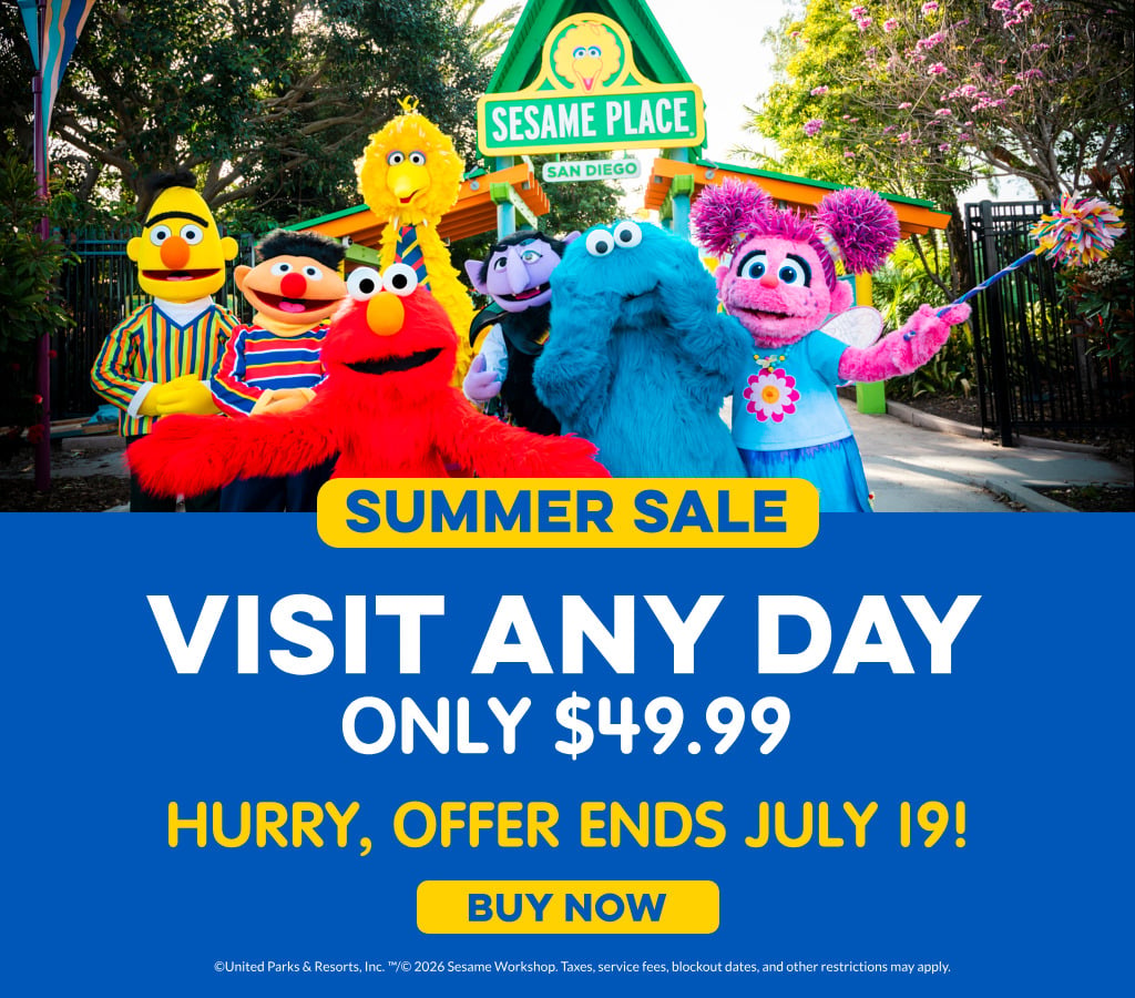 Sesame Place San Diego Summer Sale