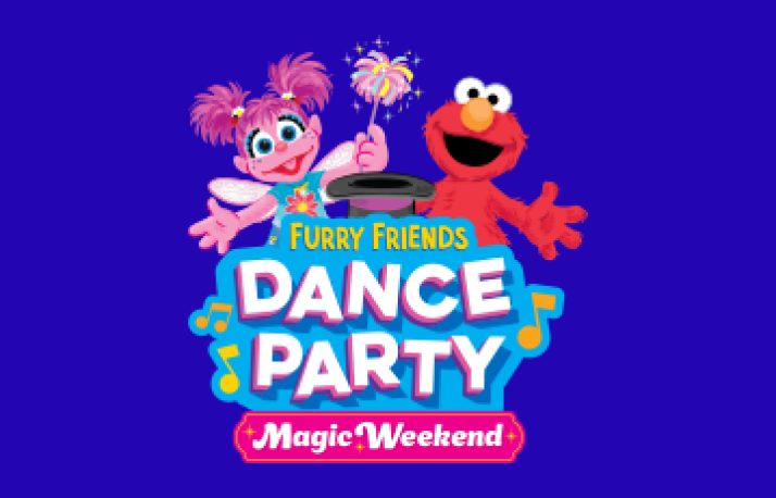 Furry friends abby and elmos dance party.