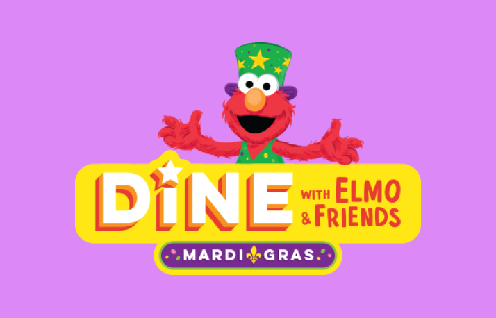 Dine with elmo and friends.