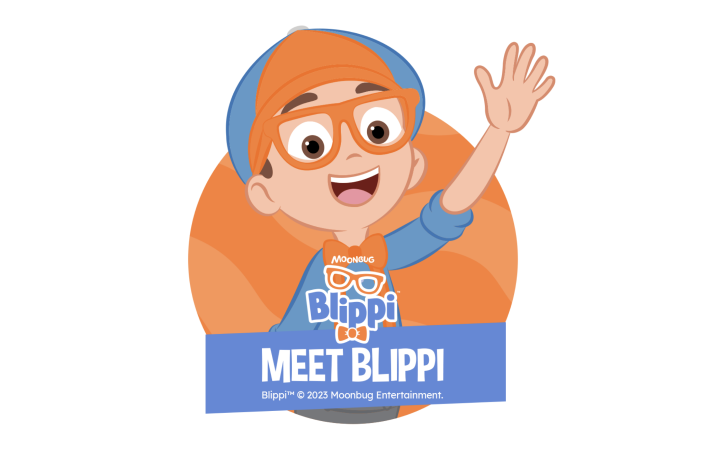 Meet Blippi art.