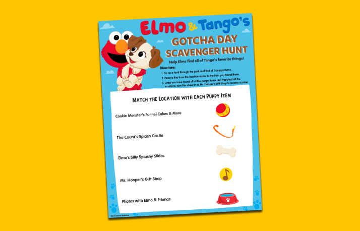 Scavenger hunt for tango.