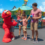 Family with elmo.