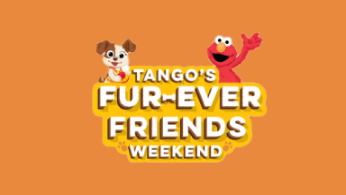 Tangos furever friends weekend logo.