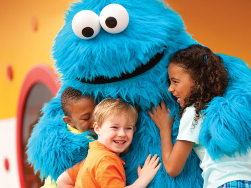 Cookie Monster and Kids