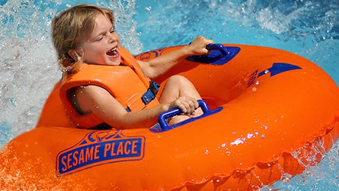 Splashy Water Slides at Sesame Place San Diego
