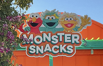Monster Snacks at Sesame Place San Diego