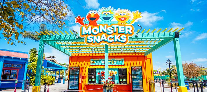 Monster Snacks at Sesame Place San Diego