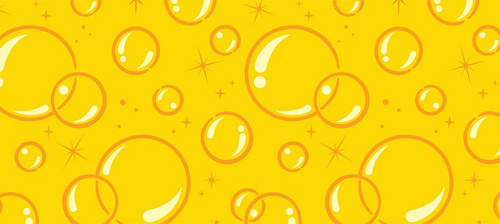 Ernie birthday bash yellow bubble banner.