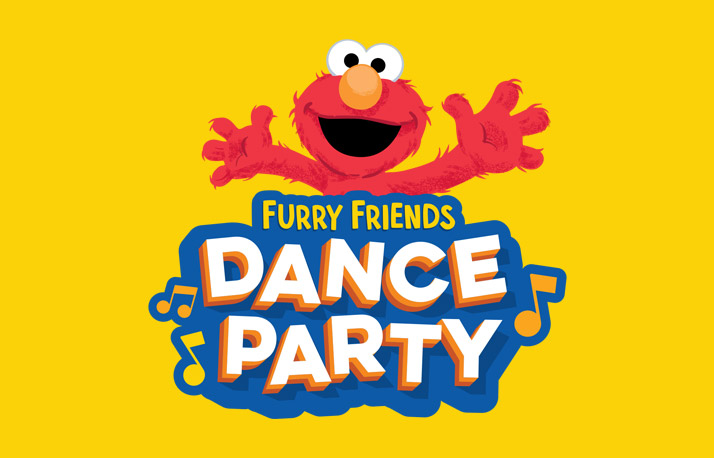 Furry Friends Dance Party logo.