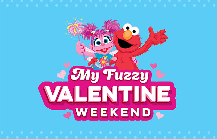 My Fuzzy Valentine Weekend logo.