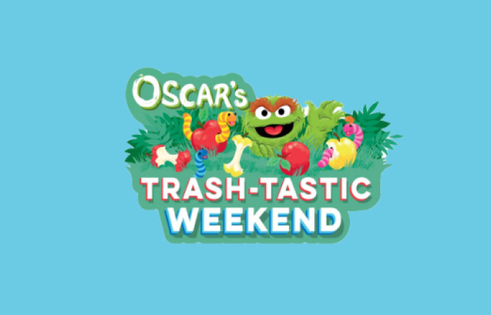 Oscar trash weekend sticker.