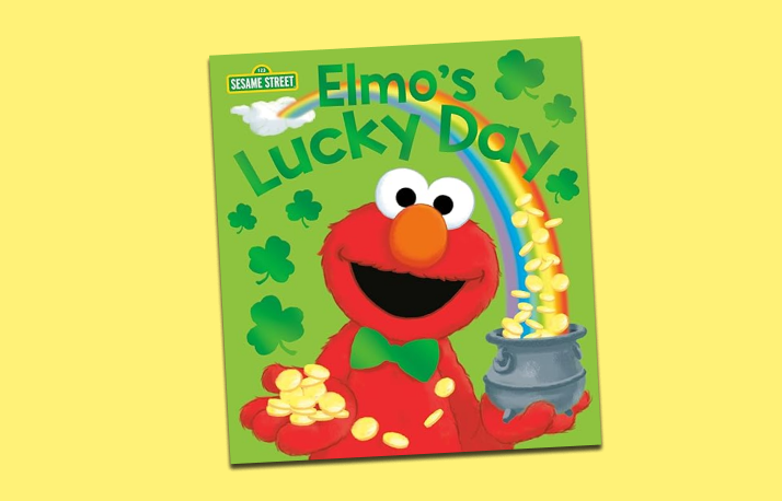 Elmo's Lucky day book.