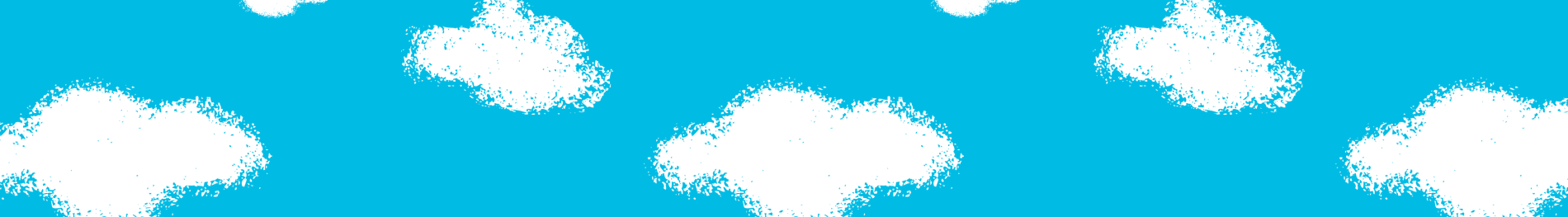 Clouds with blue background.