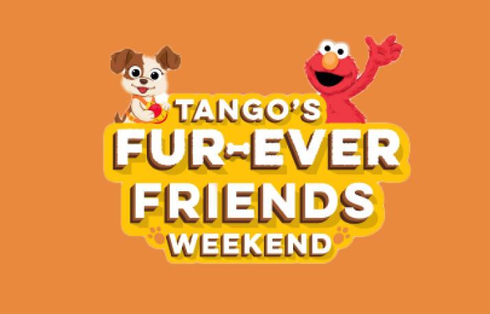 Tangos Fur-ever Friends Weekend Logo Sticker.