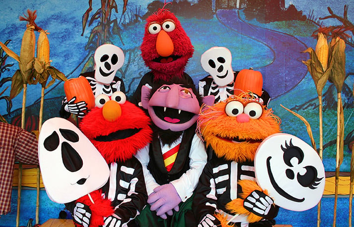 Halloween themed shows at Sesame Place
