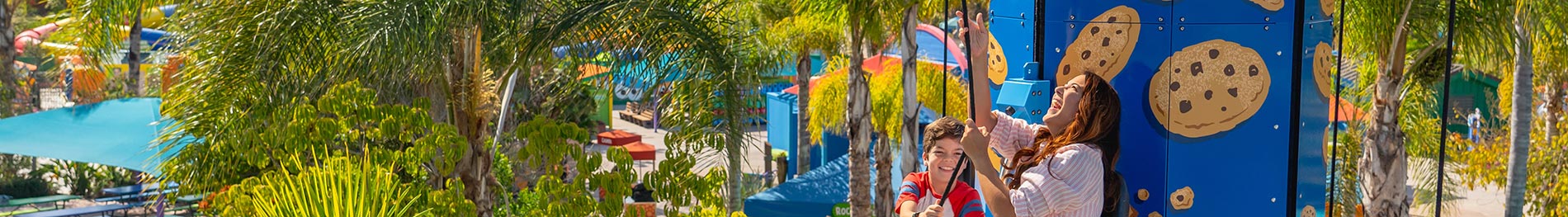 Cookie Climb Attraction at Sesame Place San Diego