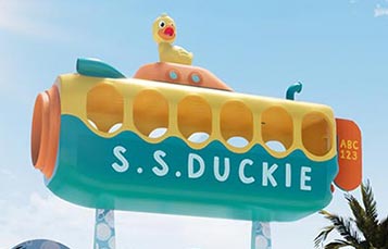 Rub-A-Dub Sub at Sesame Place San Diego