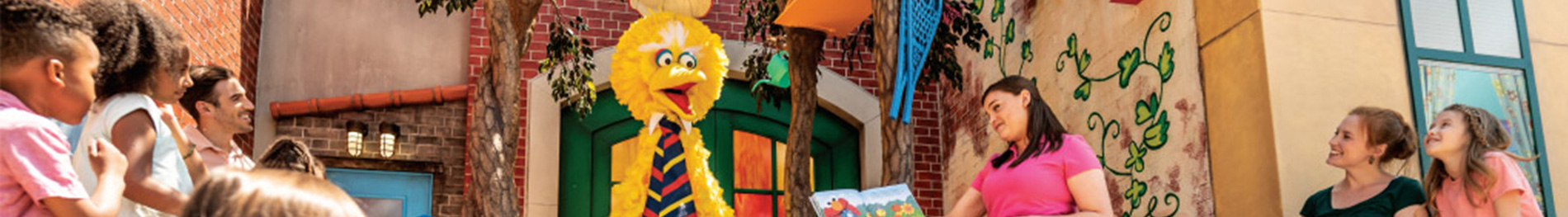 Storytime with Big Bird at Sesame Place